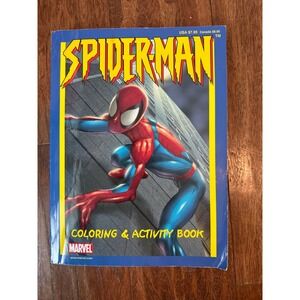 Spider-Man Coloring & Activity Book 2002 Marvel Paradise Press Kids Fun